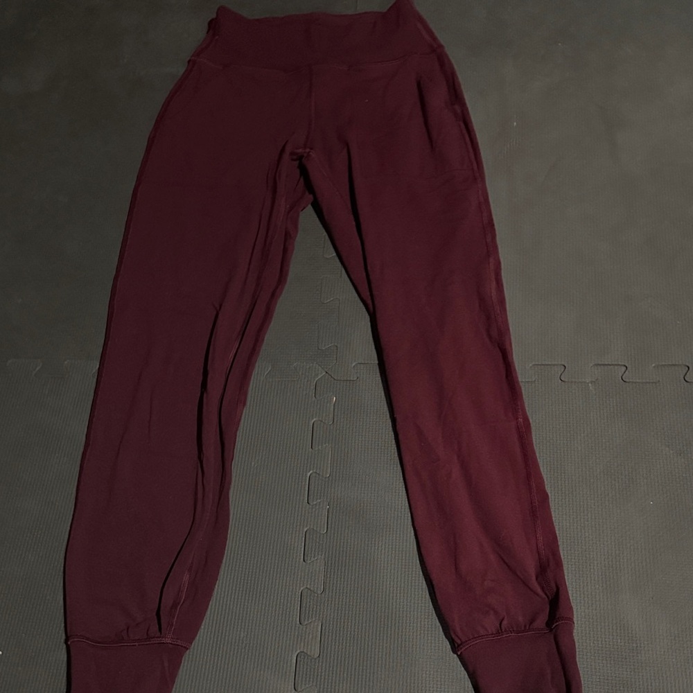 Lululemon burgundy legging Jogger Pants